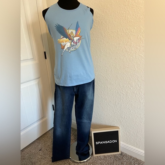 Canvas Brand Tee Men's She-Ra Cut Off Sleeves T Shirt in size 2XL - Picture 1 of 8